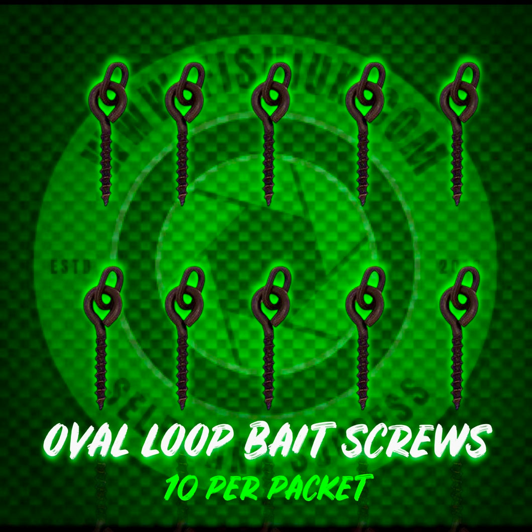 Oval Loop Bait Screws.(12mm)