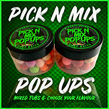 Load image into Gallery viewer, Carp Fishing Pop-Up Boilies – Proven Flavours &amp; Sizes! Maximize your catch with high-buoyancy, fish-attracting boilies. Choose from multiple flavours and two tub sizes. Perfect for all rigs and conditions. Get yours now and catch more carp with ease!