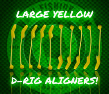 Load image into Gallery viewer, Yellow D-Rig Aligner kickers. Size Large