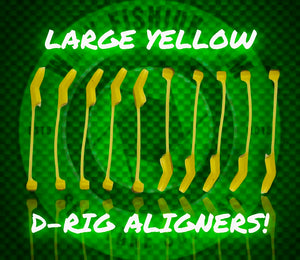 Yellow D-Rig Aligner kickers. Size Large