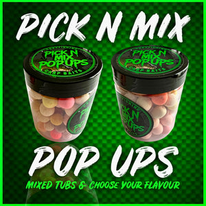 Carp Fishing Pop-Up Boilies – Proven Flavours & Sizes! Maximize your catch with high-buoyancy, fish-attracting boilies. Choose from multiple flavours and two tub sizes. Perfect for all rigs and conditions. Get yours now and catch more carp with ease!