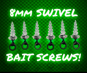 Plastic Swivel Bait Screws.(8mm)