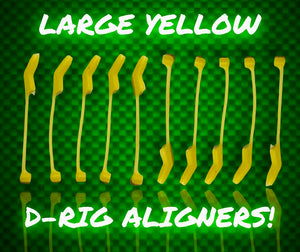 Yellow D-Rig Aligner kickers. Size Large