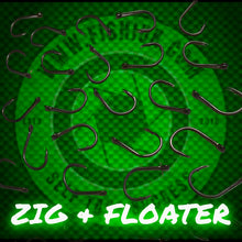 Load image into Gallery viewer, Zig &amp; Floater Carp Hooks.Micro Barbed