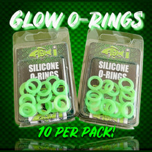 Load image into Gallery viewer, Glow In The Dark O-Rings.(10 per pack)