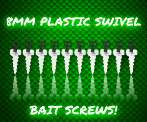 Plastic Swivel Bait Screws.(8mm)