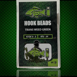 Weed Green Hook Beads. Hook Stops.