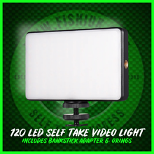 Load image into Gallery viewer, 120 L.E.D Self Take Video Light.Includes Bankstick Adapter.