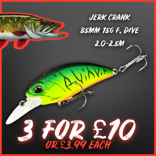 Crankbait / Plug Lure.Colour Firetiger.Lure fishing