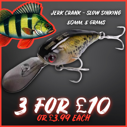 Crankbait / Plug Hard Lure 50mm 5g. Green with Brown lip.