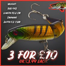 Load image into Gallery viewer, Multi section fishing lures. Best lures for pike. Upper layers. Hard lure. Various. Pike fishing. 