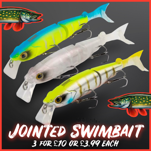 Multi Jointed 120mm Floating Hard Bait Minnow Jerkbait Swimbait Lure 17.5g