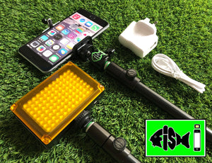 Phone Holder With Rechargeable 96 Led Light. - FiSH i 